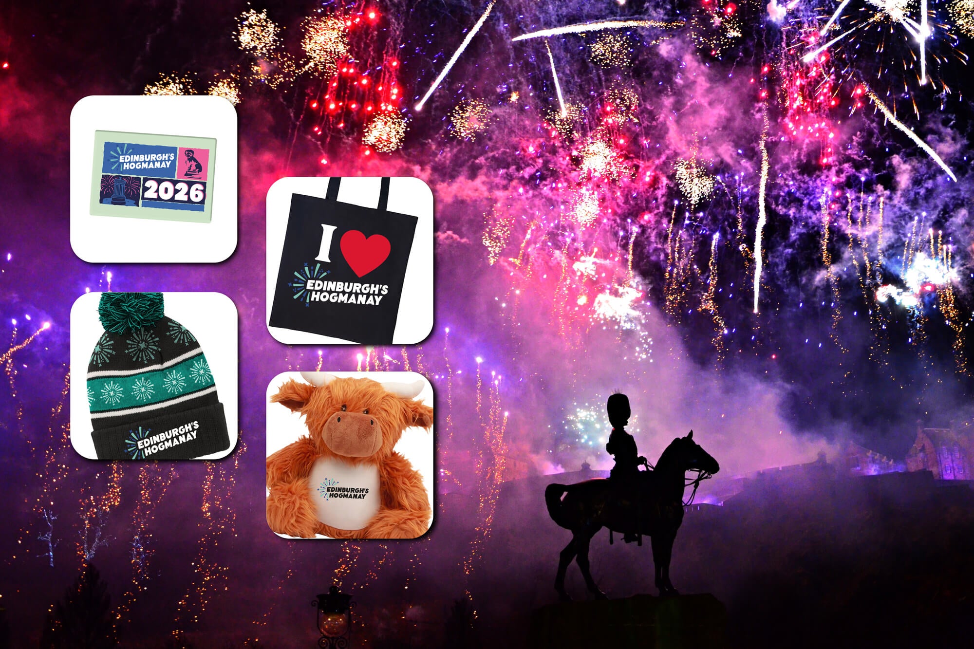 Edinburgh's Hogmanay Accessories and Souvenirs