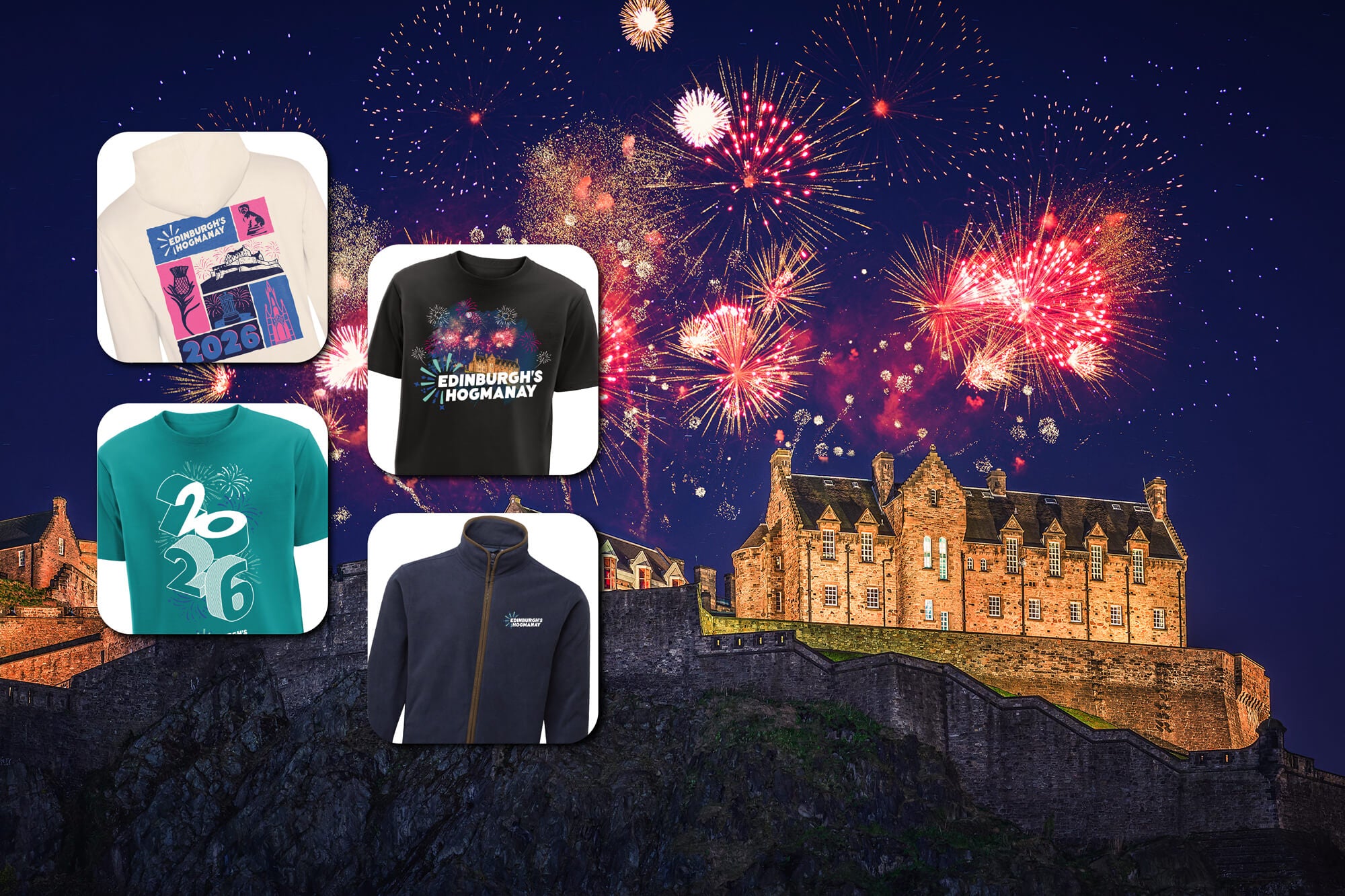 Edinburgh's Hogmanay Clothing Range