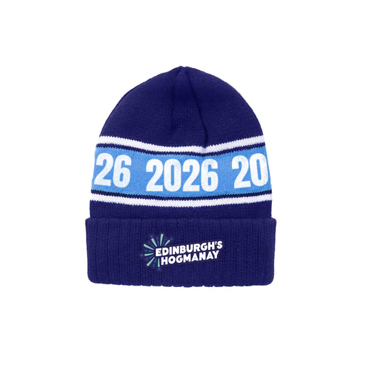 2026 Beanie - navy - Edinburgh's Hogmanay
