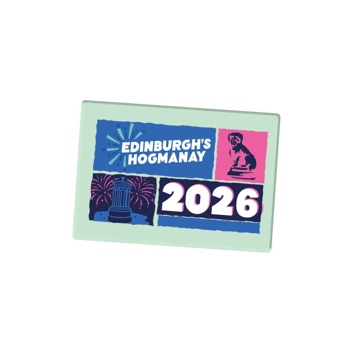 Landmark Fridge Magnet - Edinburgh's Hogmanay