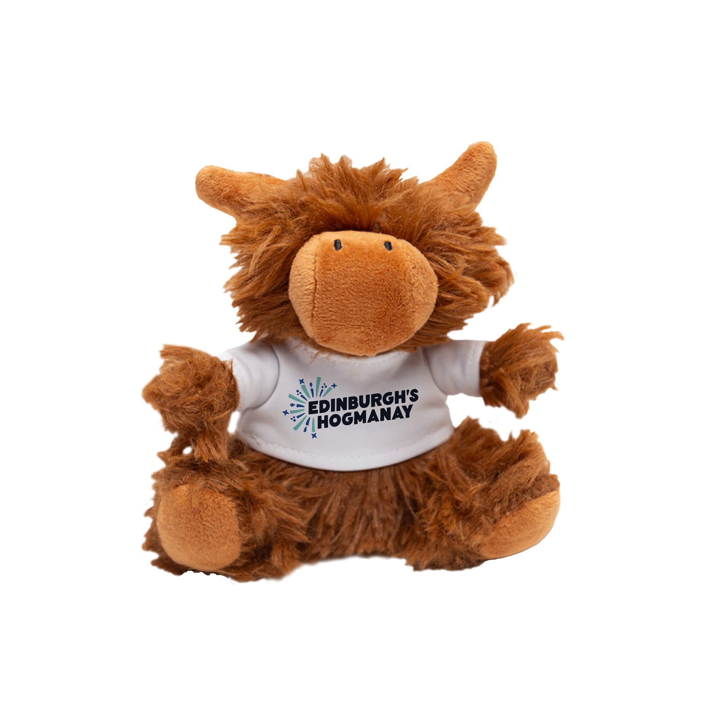 Highland Coo Plush Keyring - Edinburgh's Hogmanay