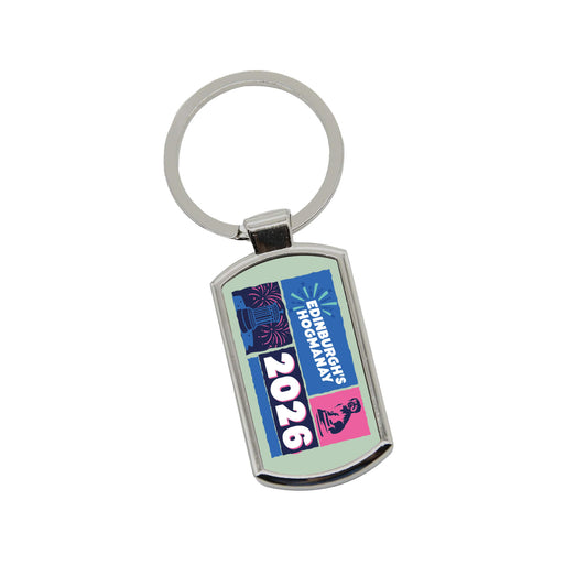 Landmark Metal Keyring - Edinburgh's Hogmanay