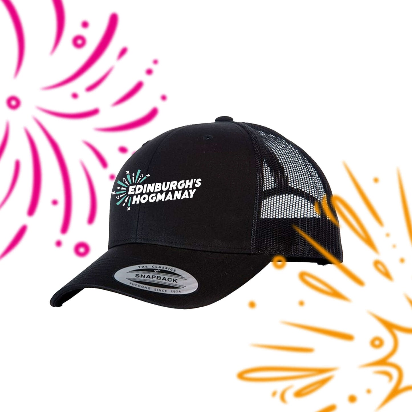 Trucker Cap - Back - Edinburgh's Hogmanay
